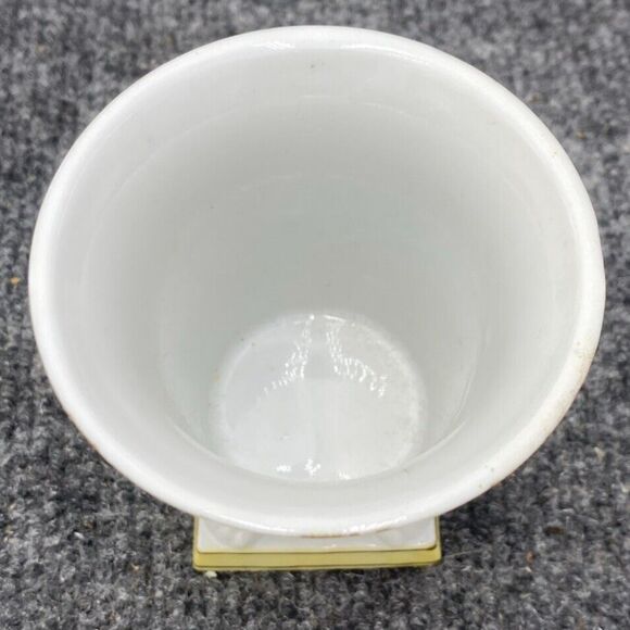 Andrea Porcelain Cache Sadek Chinoiserie Footed 5' Hand Painted Vase 3.25" Japan - Picture 5 of 9